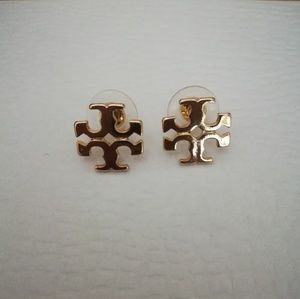 Tory Burch Classic Logo Earrings